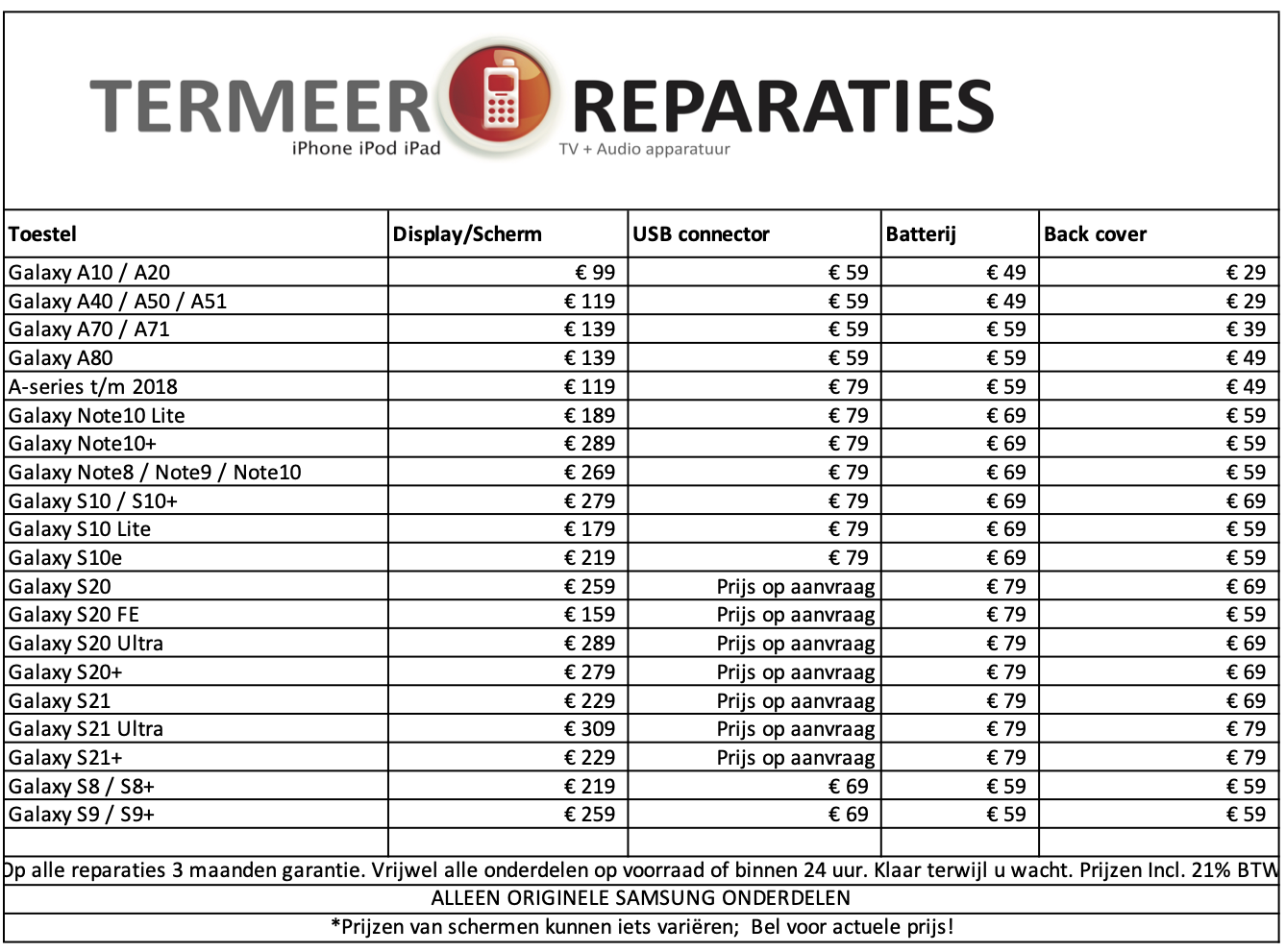 Reparaties_Samsun_Galaxy